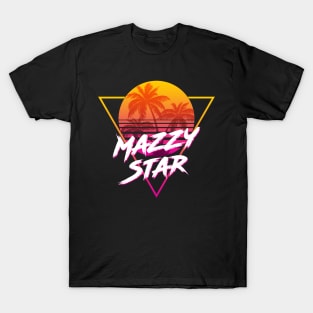 Mazzy Star - Proud Name Retro 80s Sunset Aesthetic Design T-Shirt